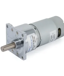 12V-24V 42mm 150 RPM Redüktörlü RS555 DC Motor - Metal Dişli, Kare Flanş (ZGB42FH)