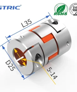 Alternative view of GTRIC Alüminyum Örümcek Tip Esnek Kaplin - D25L35
