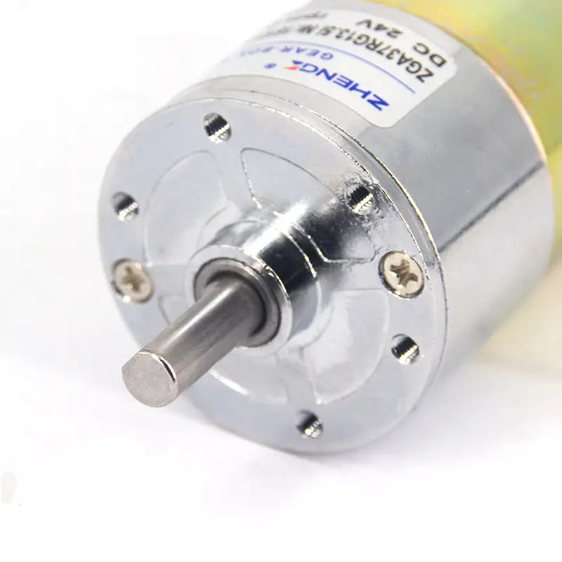 ZGA37RG ZYTD520 6V-24V 37MM 1-1000RPM Redüktörlü DC Motor - Zhengk - Görsel 2
