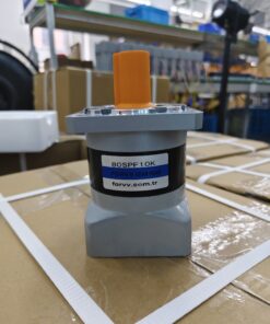 80mm Planet Redüktör Servo ve Step Motor Uyumlu (80SPF) Kare Flanş
