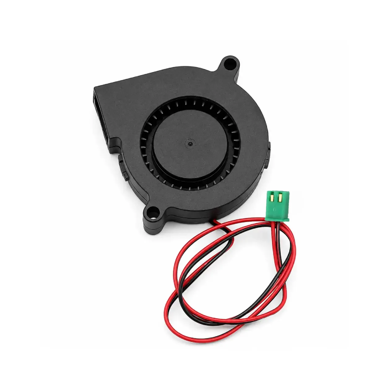 12V DC Salyangoz Fan 2 Pin 3D Yazıcı Soğutma Fanı Santirfüj Havalandırma Klima Türbin Kuluçka - Görsel 5