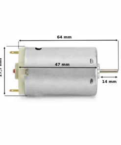 Alternative view of RS390 DC Motor 12V-24V 7500 RPM