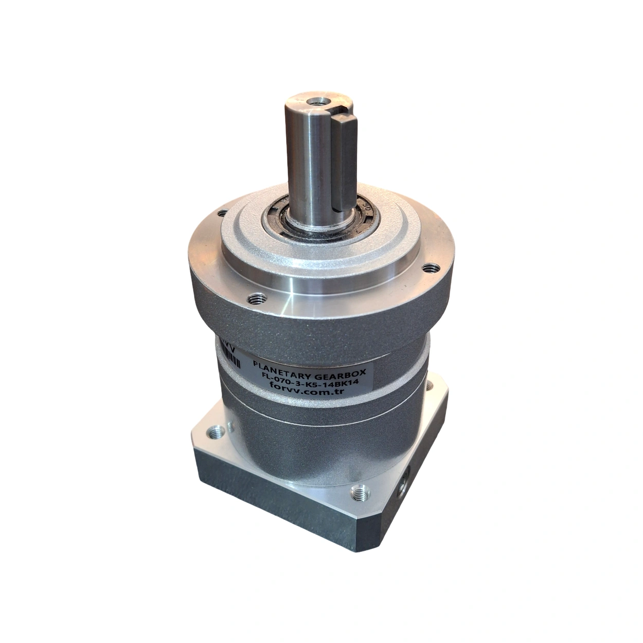 70mm Planet Redüktör Helis Dişli Servo ve Step Motor Uyumlu (FL70) 1:3