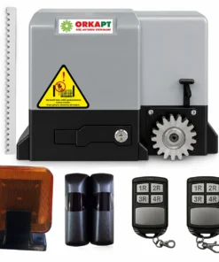 ORKAPT 600 Otomatik Sürgülü Yana Kayar Bahçe Garaj Kapı Motoru Seti