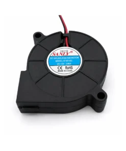 12V DC Salyangoz Fan 2 Pin 3D Yazıcı Soğutma Fanı Santirfüj Havalandırma Klima Türbin Kuluçka - Görsel 3
