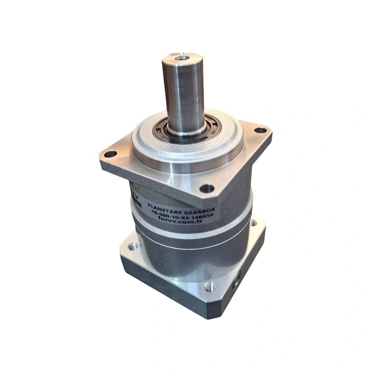 60mm Planet Redüktör Helis Dişli Servo ve Step Motor Uyumlu (FB60) 1:10