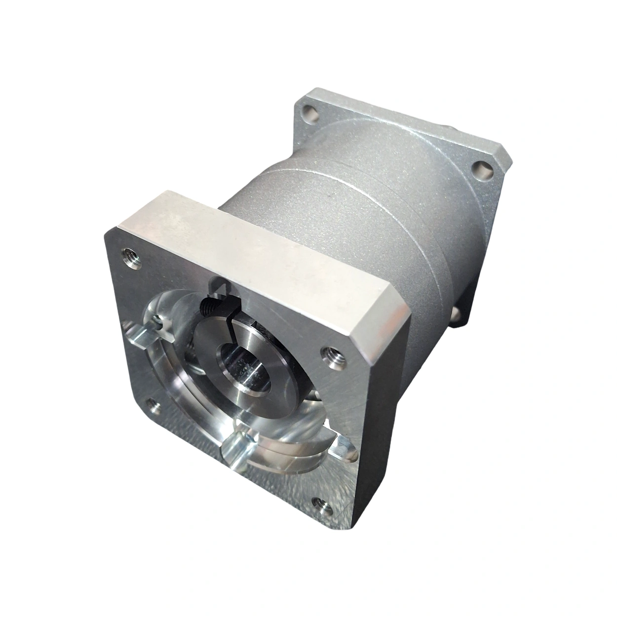 60mm Planet Redüktör Helis Dişli Servo ve Step Motor Uyumlu (FB60) 1:10 - Görsel 4
