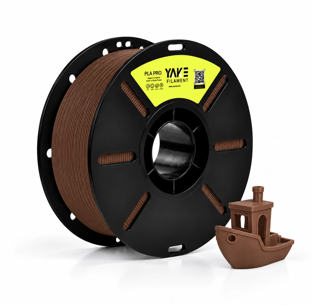 YAKE Pro PLA+ Kahve Filament - 1.75 mm, 1 KG
