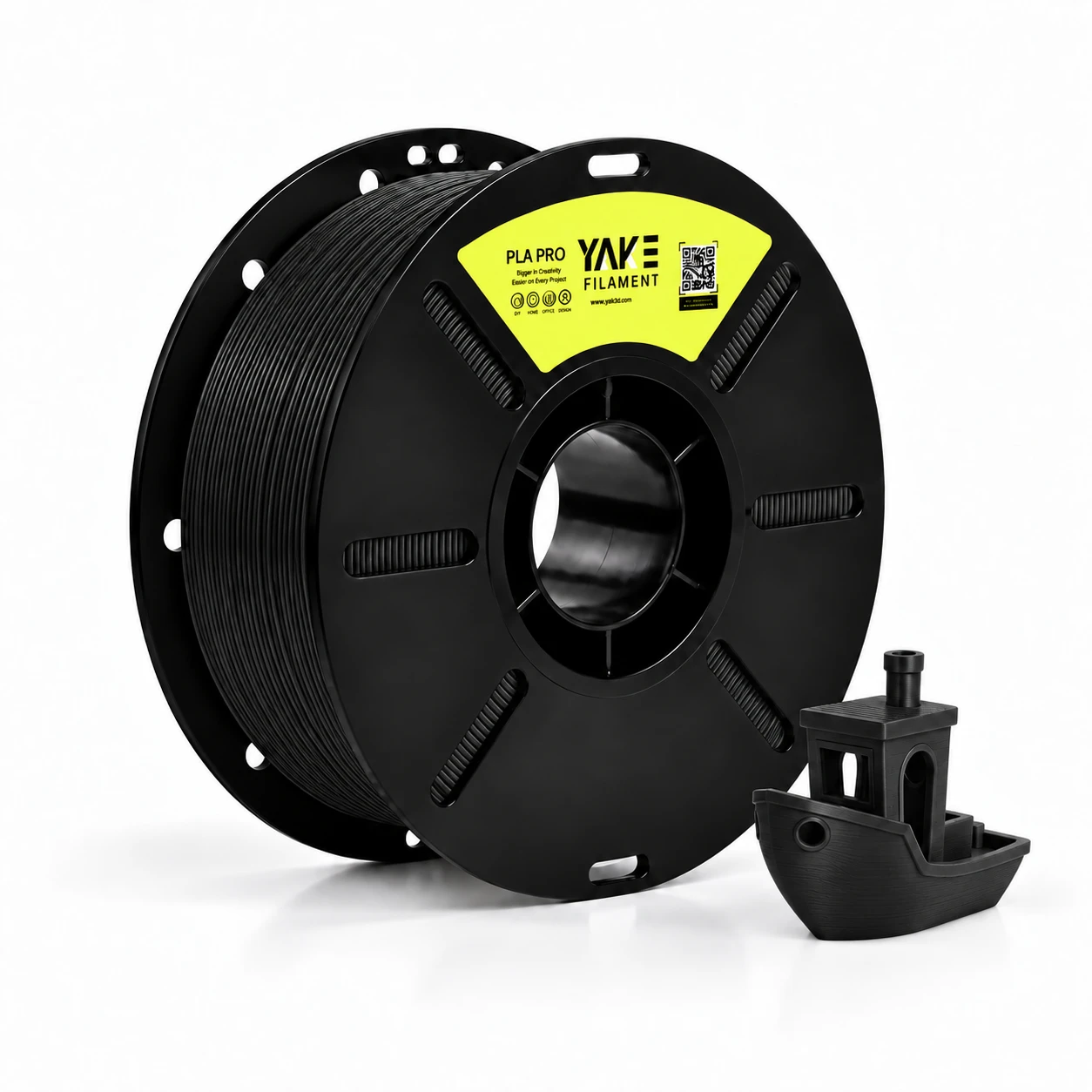YAKE Pro PLA+ Siyah Filament - 1.75 mm, 1 KG