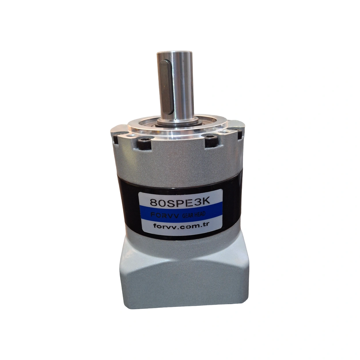 80mm Planet Redüktör Servo ve Step Motor Uyumlu (80SPE) Yuvarlak Flanş - 1:3 - Görsel 2